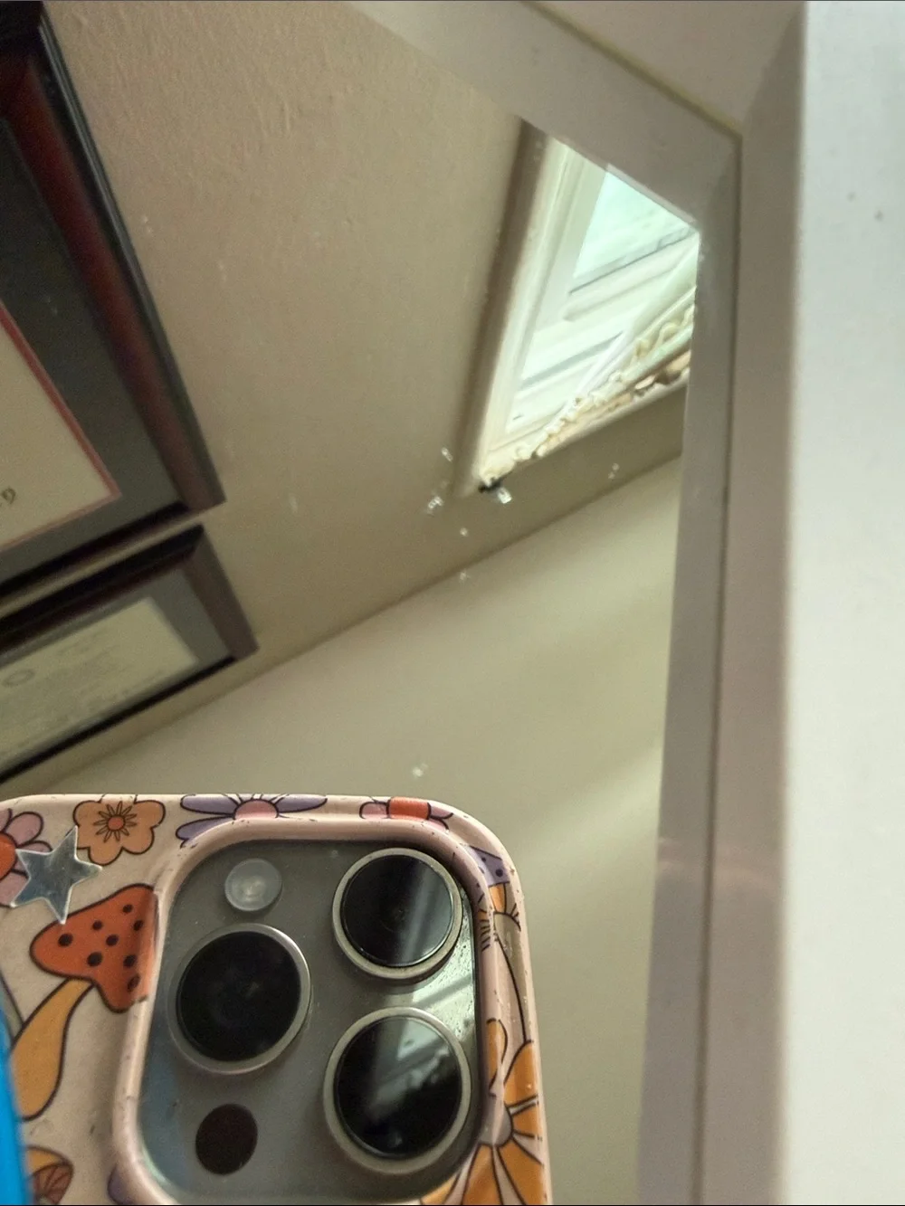 Ripndip Hexagon Mirror with Blue Decal - Picture 3 of 4